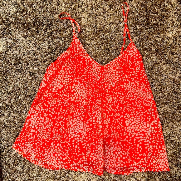 Billabong orange and white cami size M - Picture 1 of 2
